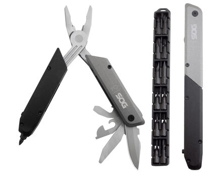 Купите мультитул SOG Baton Q4 ID1031 (пассатижи, открывашки, напильник, клинок, бит-драйвер) в Краснодаре в нашем интернет-магазине