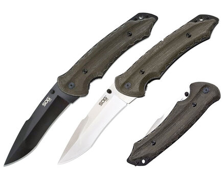 Купите складной нож SOG Kiku Folder Large Satin и Black TiNi (KU1011 - KU1012) в Краснодаре в нашем интернет-магазине