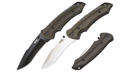 купите Нож складной SOG Kiku Folder Large Satin и Black TiNi / KU1011 - KU1012 в Краснодаре