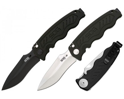 Купите полуавтоматический складной нож SOG Zoom Spring Assisted Satin и Black TiNi (ZM1011 - ZM1012) в Краснодаре в нашем интернет-магазине