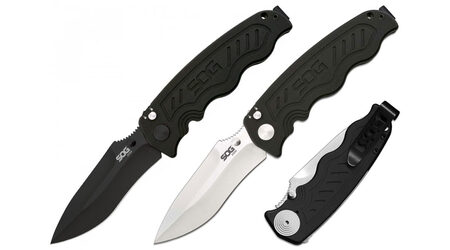 купите Полуавтоматический складной нож SOG Zoom Spring Assisted Satin и Black TiNi / ZM1011 - ZM1012 в Краснодаре