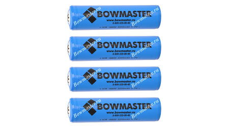 купите Литий-ионный аккумулятор с защитой BowMaster 18650 2200 mAh (4 шт.) в Краснодаре