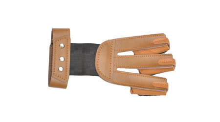 купите Перчатка кожаная JX502 коричневая для стрельбы из лука в Краснодаре