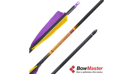 купите Стрела для лука Bowmaster Stinger натуральное оперение 5'' Shield (Боумастер Стингер) в Краснодаре