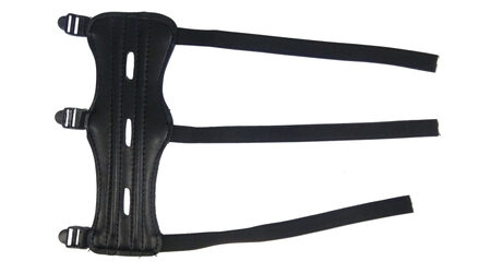 купите Крага для защиты предплечья Junxing JX107A (черная, кордура, 3 липучки) в Краснодаре