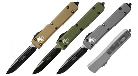 купите Автоматический выкидной нож Microtech Ultratech S/E Standard Drop Point / 121-1GY - 121-1OD - 121-1TA в Краснодаре