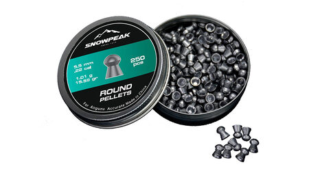 купите Свинцовые пульки для пневматики SnowPeak Round калибр 5.5 мм в Краснодаре