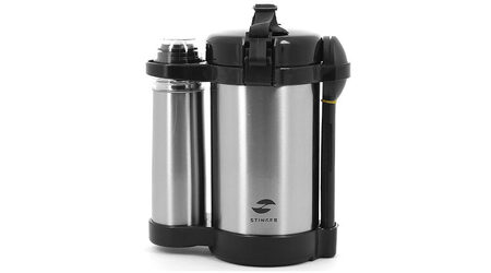 купите Термос суповой 1,5 л на 3 контейнера и мини-термос на 250 мл Stinger HY-LB408-1 в Краснодаре