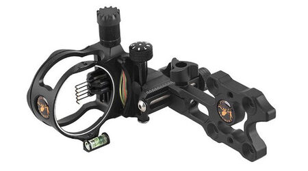 купите Прицел для блочного лука Topoint DB8150 черный (5 пин, микрорегулировка, подсветка) в Краснодаре