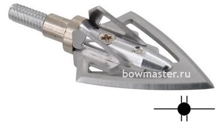 купите Наконечники охотничьи TP235 фиксированные, 100 гран, 6 лезвий (3 шт.) в Краснодаре