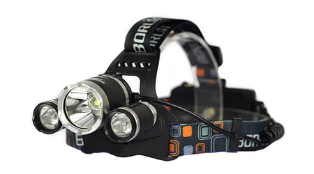 купите Светодиодный налобный фонарь Boruit HL-6633 (Cree XML T6 + 2 Q5) 1800 люмен в Краснодаре