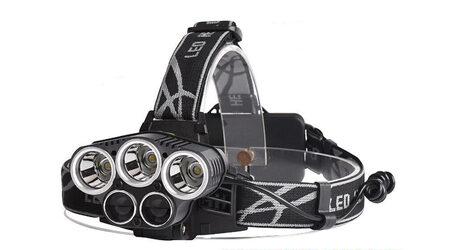 купите Светодиодный налобный фонарь Boruit P-K65L (Cree XML T6 + 2 Q5) 2200 люмен в Краснодаре