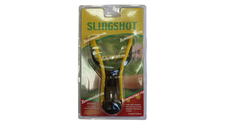 купите Рогатка Man-Kung MK-T9 (черная рукоять, желтая тетива) в Краснодаре